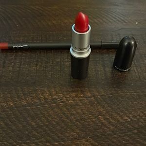MAC Lip Duo Lip Pencil and Matte Lipstick.
